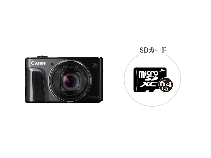 Canon　デジタルカメラ　SX720HSBK