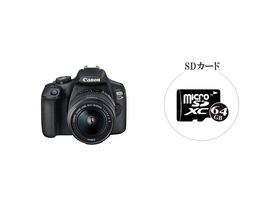 格安レンタル] Canon EOS Kiss X90 レンズキット 一眼レフ 2泊3日～
