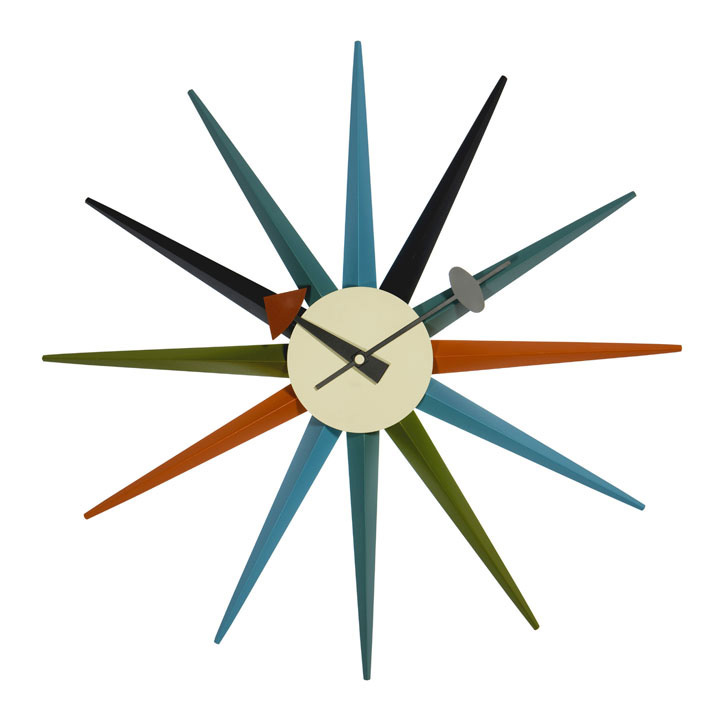 ネルソン サンバースト クロック Sunburst clock