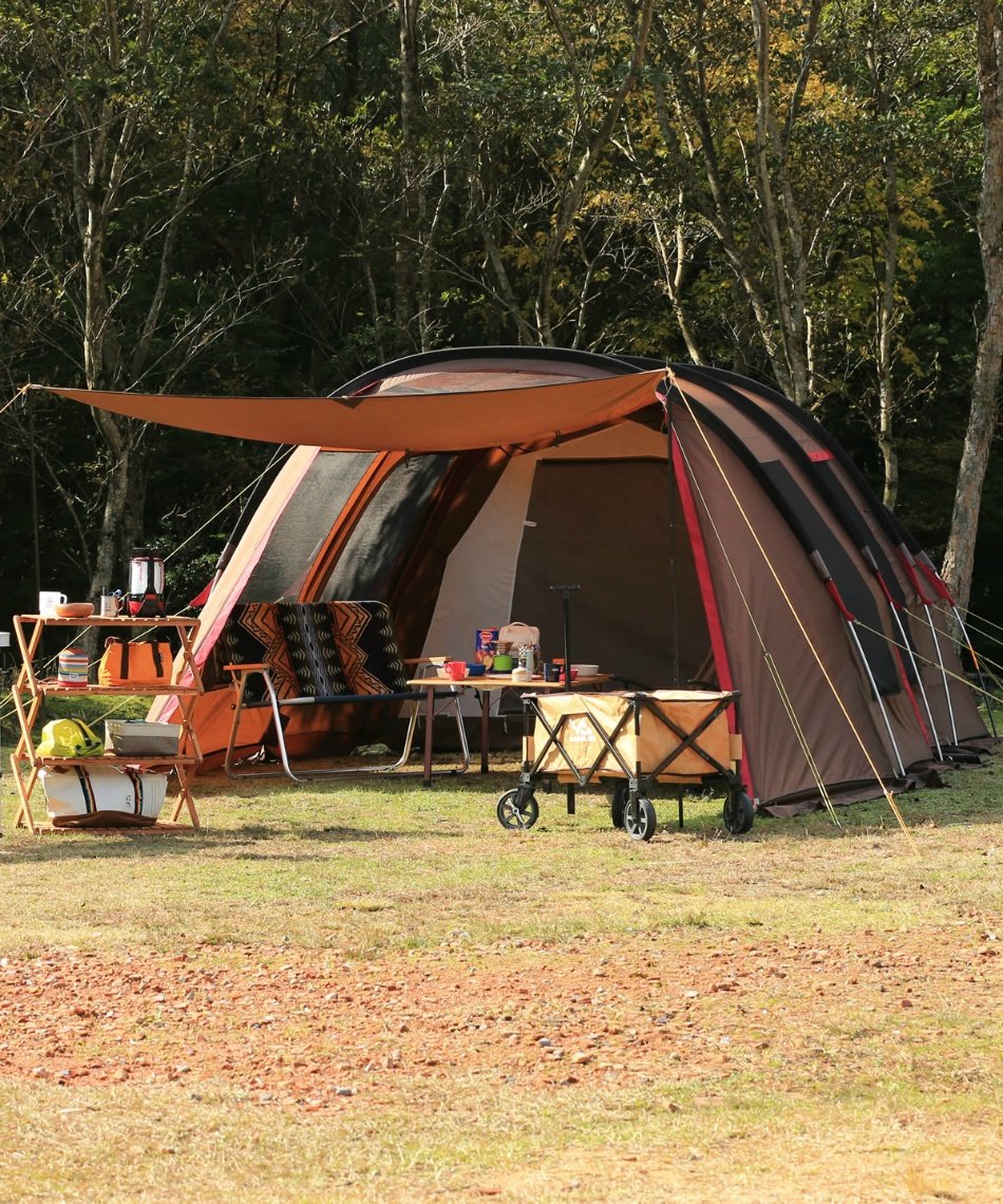 アウトドア zmayastar ツールームテント 大型 2ルーム 大型テント 防虫 通気性 耐水圧3000mm ファミリー バーベキュー 